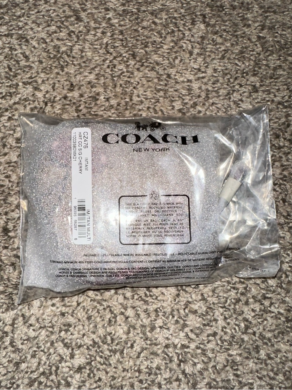 Coach Cherry Coin Zip Pouch - Picture 2 of 5